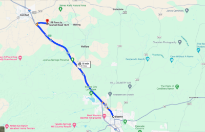 Clearwater Ranch Comfort Texas - From 5 to 17 Acres available